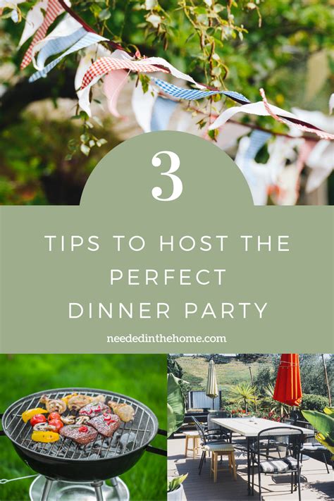 Top Tips For Throwing The Perfect Dinner Party Neededinthehome