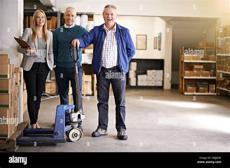 Were a logistics dream team. Portrait of people at work in a