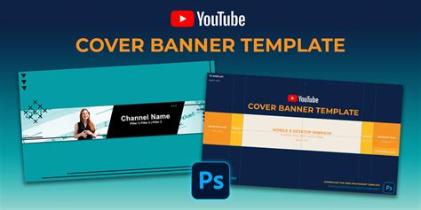 Youtube Cover Banner Photoshop Cc Template Sizing Graphic