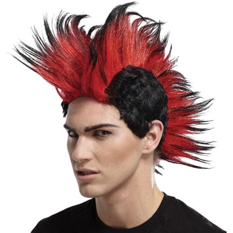 double mohawk wig adult halloween accessory