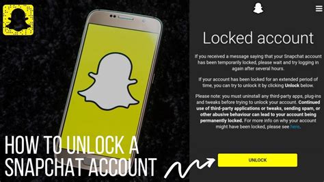 Why is my snapchat permanently locked? How to unlock snapchat account which has been locked for ...