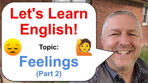 Let S Learn English Topic Feelings Part 2 Youtube