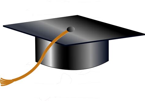 Graduation Ceremony Square Academic Cap قبعة تخرج بدون خلفيه