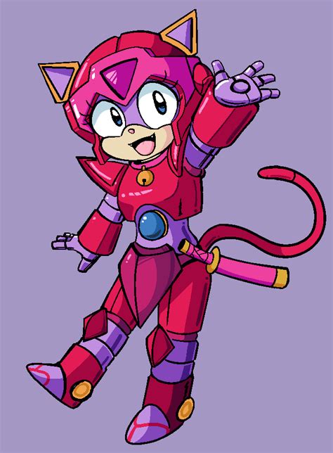 Samurai Pizza Cats Polly Esther By Cjs Art On Newgrounds