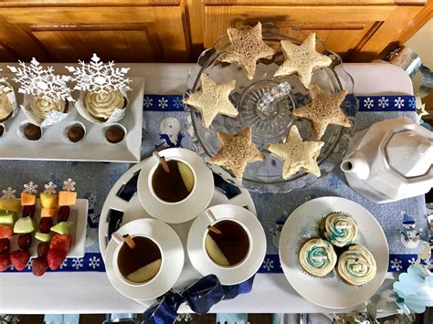 A Childs Winter Wonderland Tea Party Positively Stacey