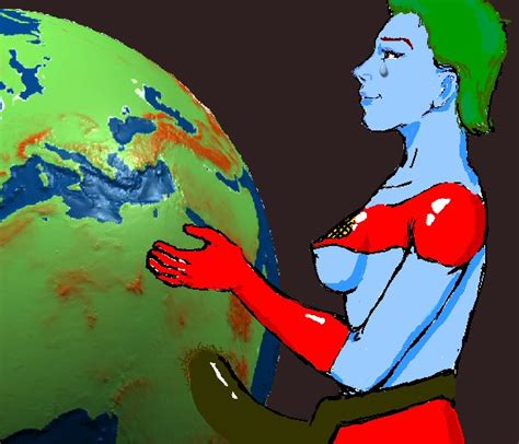 Rule 34 Blue Skin Breasts Captain Planet Captain Planet And The