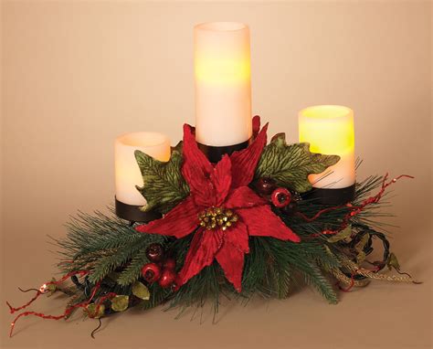 Shop for candle holder centerpieces at bed bath & beyond. Christmas Candle Holders - Metal Triple Candle Holder ...
