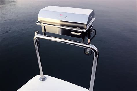 Marine Boat Bbq Grill Kuuma 125 Boat Bbq Grill 12 X 6 Ss Food Tray Fits All Portable