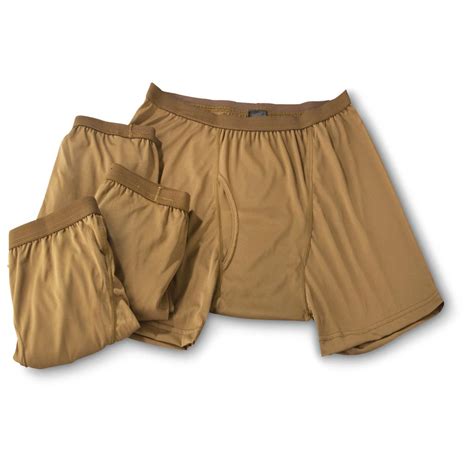 4 New Us Military Surplus Level 1 Boxer Shorts 614569 Underwear