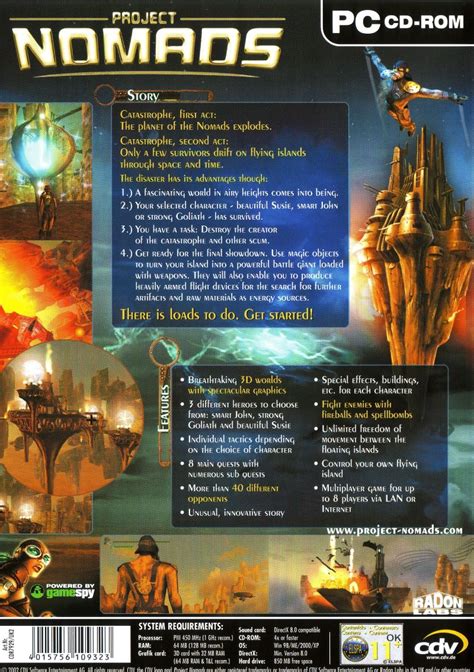 Project Nomads 2002 Windows Box Cover Art Mobygames