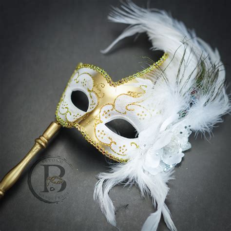 Masquerade Mask On A Stick Party Masks For Men And Women Free Ship