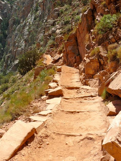 The Path Leading Down Grand Canyon 61513 Trip Country Roads