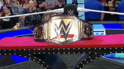 New Undisputed Wwe Universal Title Revealed On Smackdown