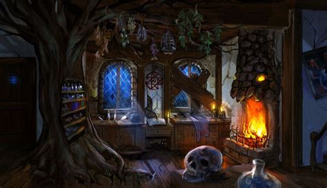 The Witchs House By Davidgalopim On Deviantart Witch Room 2d Game
