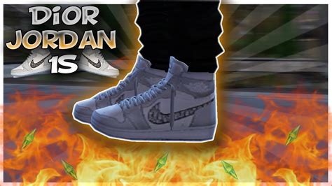 Sims 4 jordan cc shoes : DIOR JORDAN ONES IN THE SIMS 4!!! 😨🔥🔥 ( Sims 4 Hot CC of ...