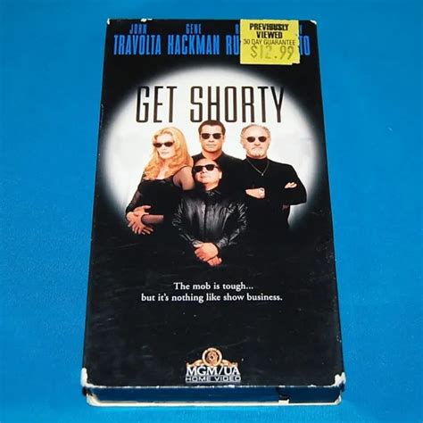 Get Shorty Starring John Travolta And Gene Hackman On Vhs Video Cassette Tape 450 Picclick