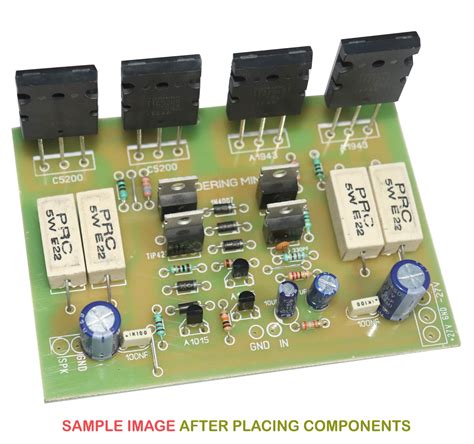 80 watt mono 2sc5200 2sa1943 ultimate fidelity amplifier circuit schematic. 2sc5200 2sa1943 amplifier circuit diagram - Soldering Mind
