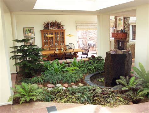 Indoor Atrium Garden Ideas Inside The House Beautiful Small Homes