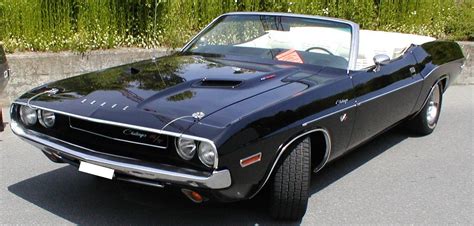 This Aggressive 1970 Dodge Challenger Convertible Looks Excellent In Black