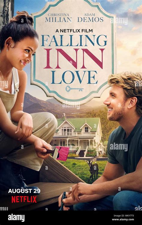 Falling Inn Love Us Poster From Left Christina Milian Adam Demos 2019 © Netflix Courtesy