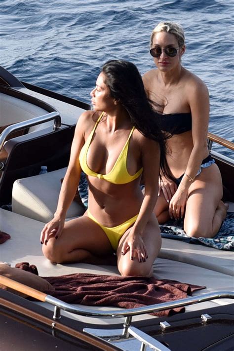 Nicole Scherzinger In Yellow Bikini 2019 10 Gotceleb