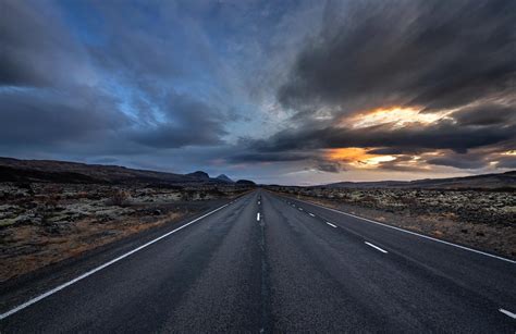 Road With Sky Background