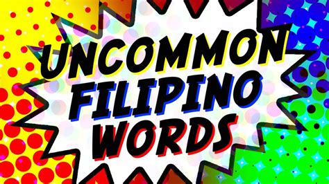 10 Uncommonly Used Filipino Words Ronsblog