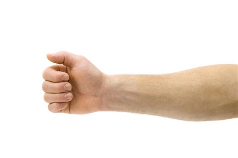 A Mans Arm On A White Background Stock Photo Download Image Now Istock