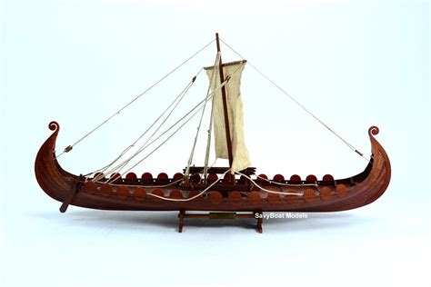 Oseberg Viking Ship 34 Handmade Wooden Boat Model Model Boats