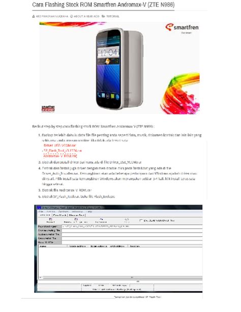 Sp flash tool for windows | sp flash tool for linux how to flash (install): Download Firmware Andromax V Zte N986 - Cara Flash Andromax V Zte N986 Via Flashtool Tested Work ...