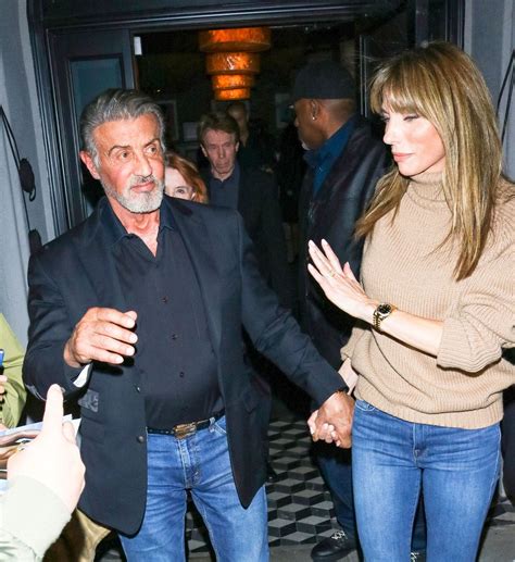 Sylvester Stallone And Wife Jennifer Flavin Have A Dinner Date