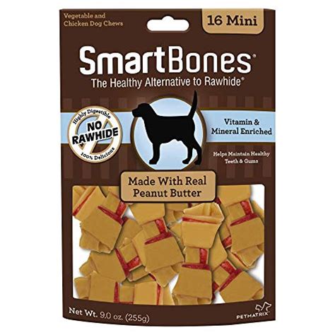 Smartbones Mini Chicken Wrapped Sticks For Dogs Rawhide Free 15 Count