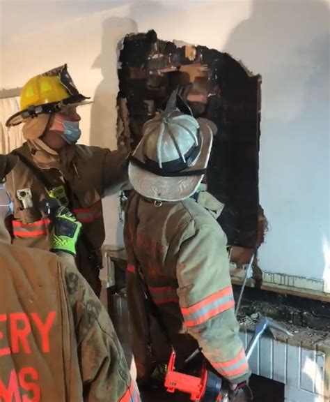 firefighters rescue intruder who got stuck in chimney of maryland home officials say