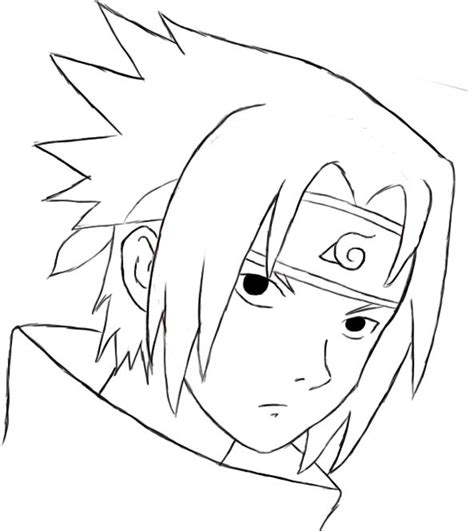 How To Draw Sasuke Draw Central Kakashi Drawing Naruto Sketch