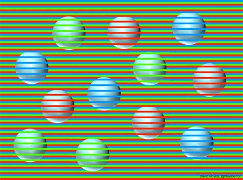 Ilusión óptica De Las Esferas De Colores Acertijos Matemáticos
