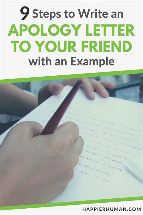 9 Steps To Write An Apology Letter To Your Friend With An Example