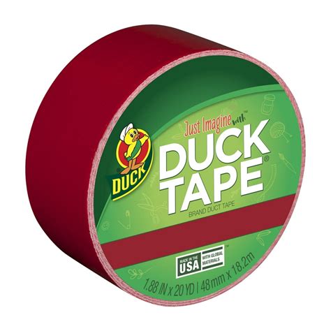 Duck Brand 188 In X 20 Yd Red Colored Duct Tape