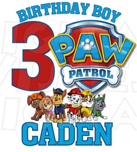 Download High Quality paw patrol clipart birthday boy Transparent PNG
