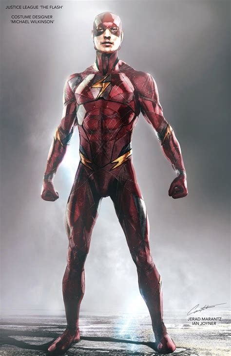 Justice League The Flash Costume Concept Art Constantine Sekeris On