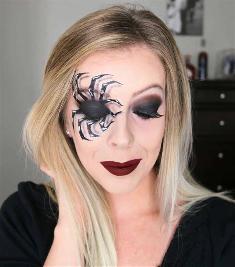 Spooky Spider Makeup Halloween Look Kindly Unspoken