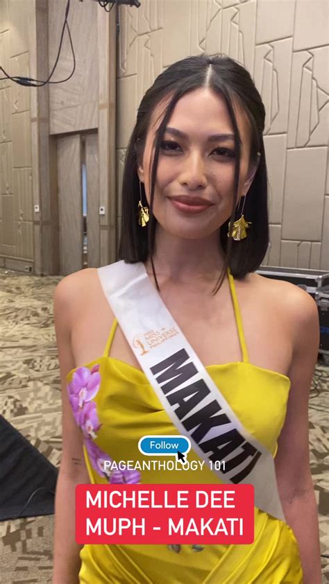michelle dee of makati for miss universe philippines 2023 pageanthology 101 pageanthology