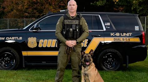 New Castle County Police Celebrate Retirement Of Three Police Canines