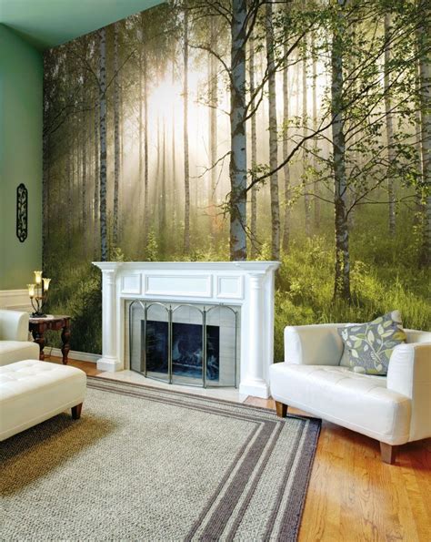 Go For A Traditional Yet Contemporary Look With A Woodland Wallpaper