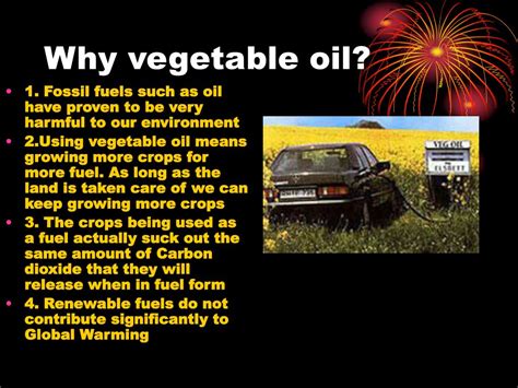 Ppt Vegetable Oil As An Alternative Fuel Powerpoint Presentation
