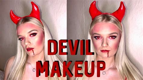 Devil Makeup Tutorial Easy Halloween Makeup Youtube