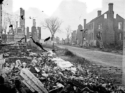 City Of Fredericksburg Virginia In Ruins Us Civil War Ca 1863