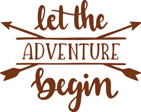 Let The Adventure Begin Crossed Arrows Vacation Free Svg File Svg Heart