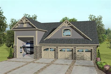 Plan 20133ga Rv Garage With Apartment Above Carriage House Plans