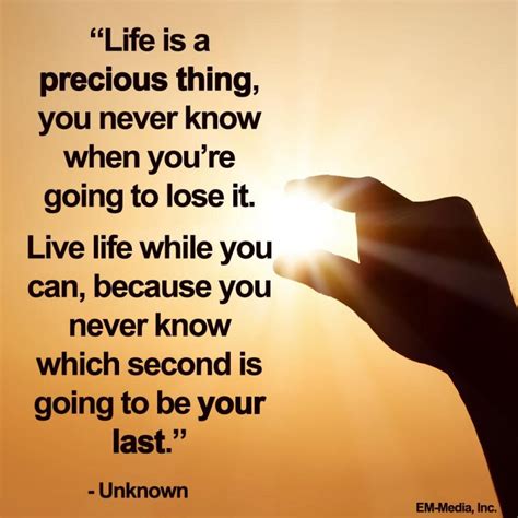 How to be happy in life? Life Is Precious Quotes & Sayings | Life Is Precious Picture Quotes