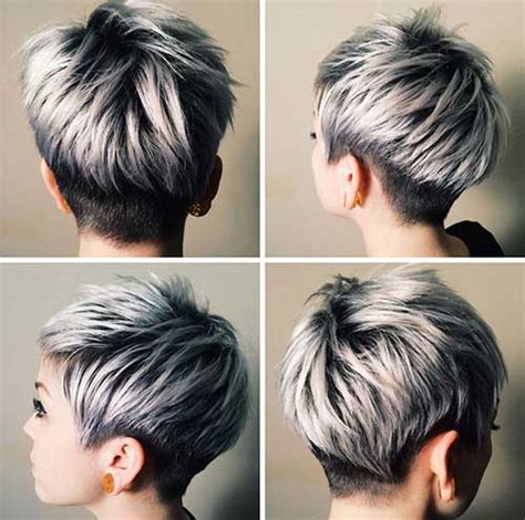 10 Pixie Hairstyles For Gray Hair Pixie Cut Haircut For 2019